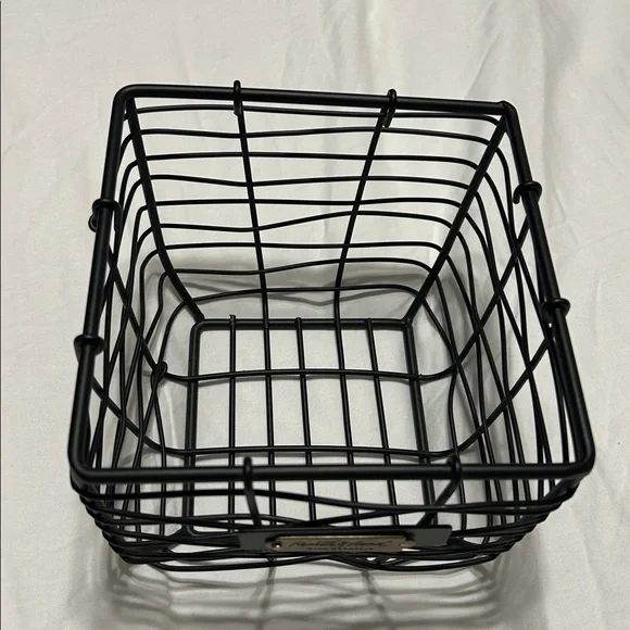 Hearth & Hand With Magnolia Black Wire Small Storage Basket - Picture 2 of 6